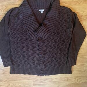 Merona Chocolate Knit Cardigan